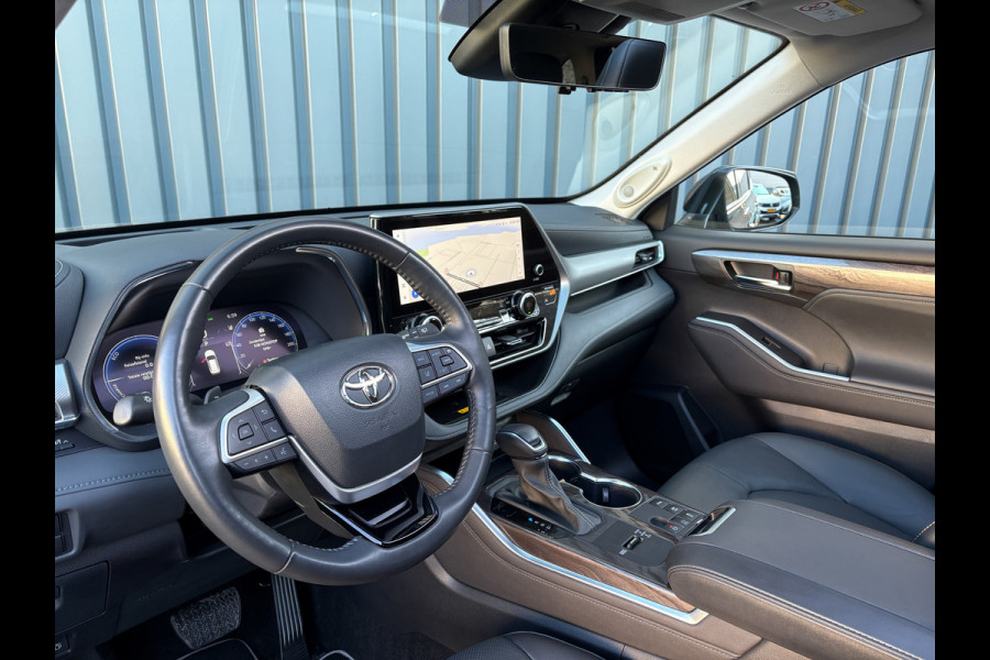 Toyota highlander 2.5 AWD Hybrid Premium 7 pers. | Panodak | 20'' | JBL | Stoelgeheugen | 360 Camera | Head Up | BSM | Prijs Rijklaar!!