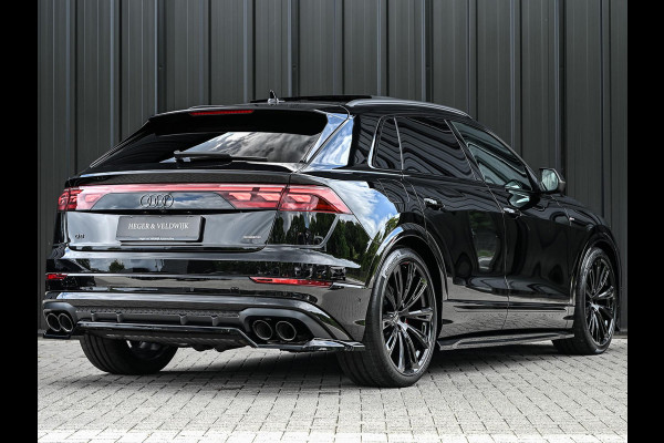 Audi Q8 60 TFSI e quattro Pro Line S Competition | S- Seats | Achterasbesturing | B&O advanced | Soft close | Trekhaak | Ambiance plus pakket | Memory seats | Carobn inleg