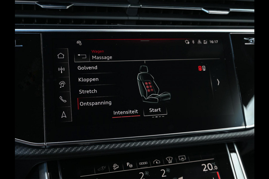 Audi Q8 60 TFSI e quattro Pro Line S Competition | S- Seats | Achterasbesturing | B&O advanced | Soft close | Trekhaak | Ambiance plus pakket | Memory seats | Carobn inleg