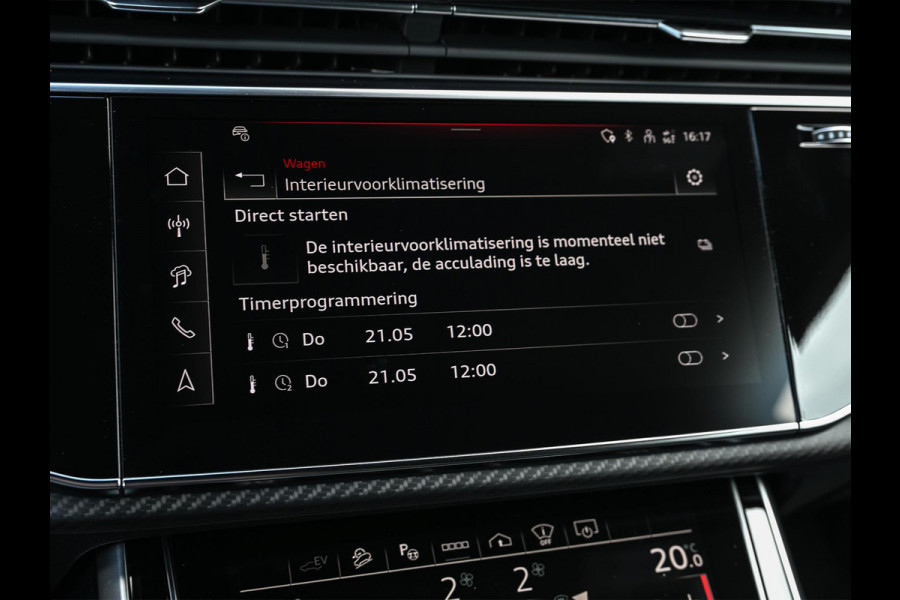 Audi Q8 60 TFSI e quattro Pro Line S Competition | S- Seats | Achterasbesturing | B&O advanced | Soft close | Trekhaak | Ambiance plus pakket | Memory seats | Carobn inleg