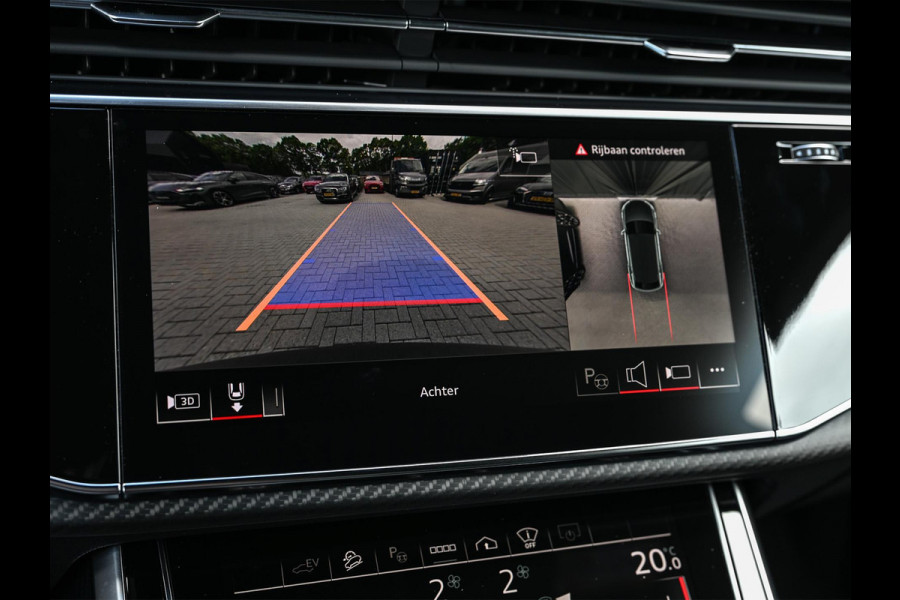 Audi Q8 60 TFSI e quattro Pro Line S Competition | S- Seats | Achterasbesturing | B&O advanced | Soft close | Trekhaak | Ambiance plus pakket | Memory seats | Carobn inleg