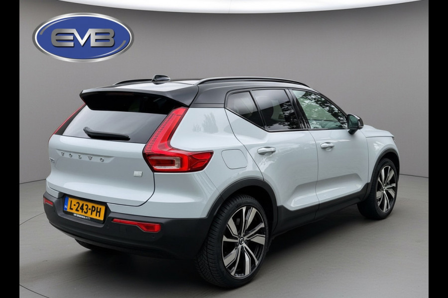Volvo XC40 Recharge P8 AWD 408 pk R-Design, panoramadak, trekhaak, harman cardon, VOL OPTIES, NL auto met nap