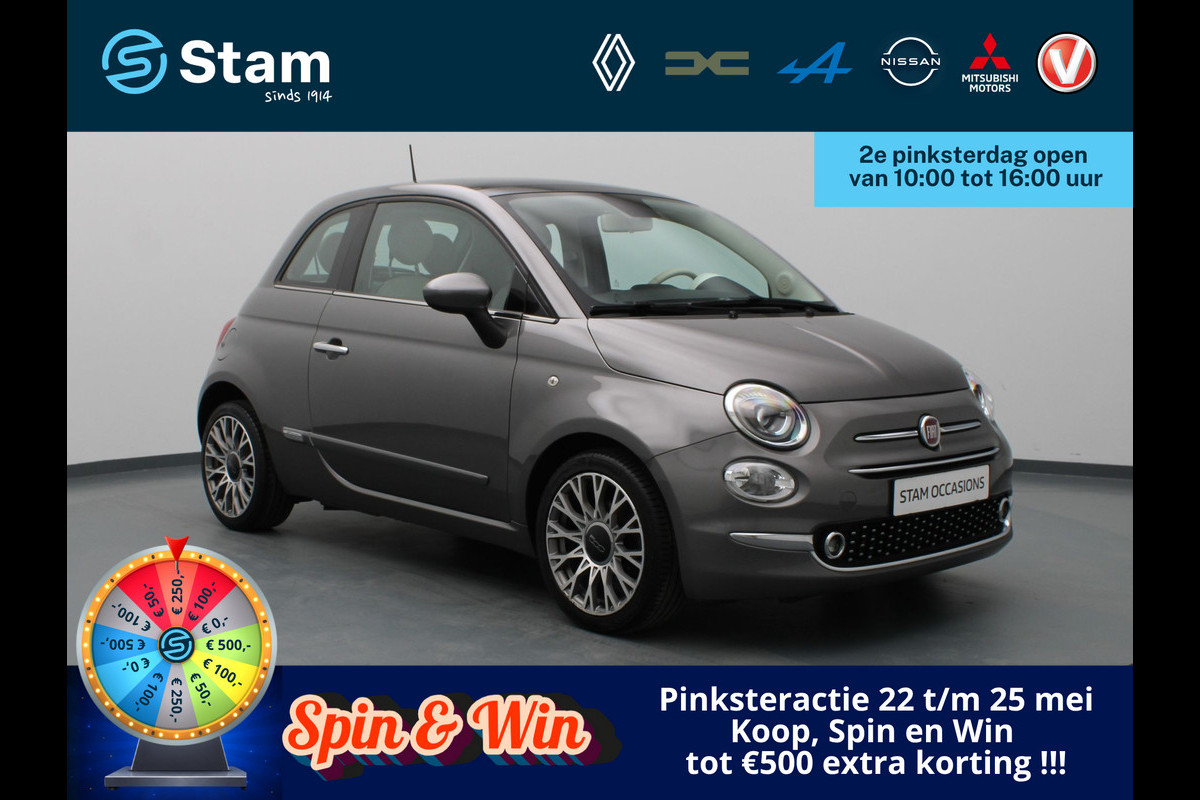 Fiat 500 TwinAir Turbo 80pk Collezione Airco | Cruise | Navi | Parkeersens. achter | Panoramadak