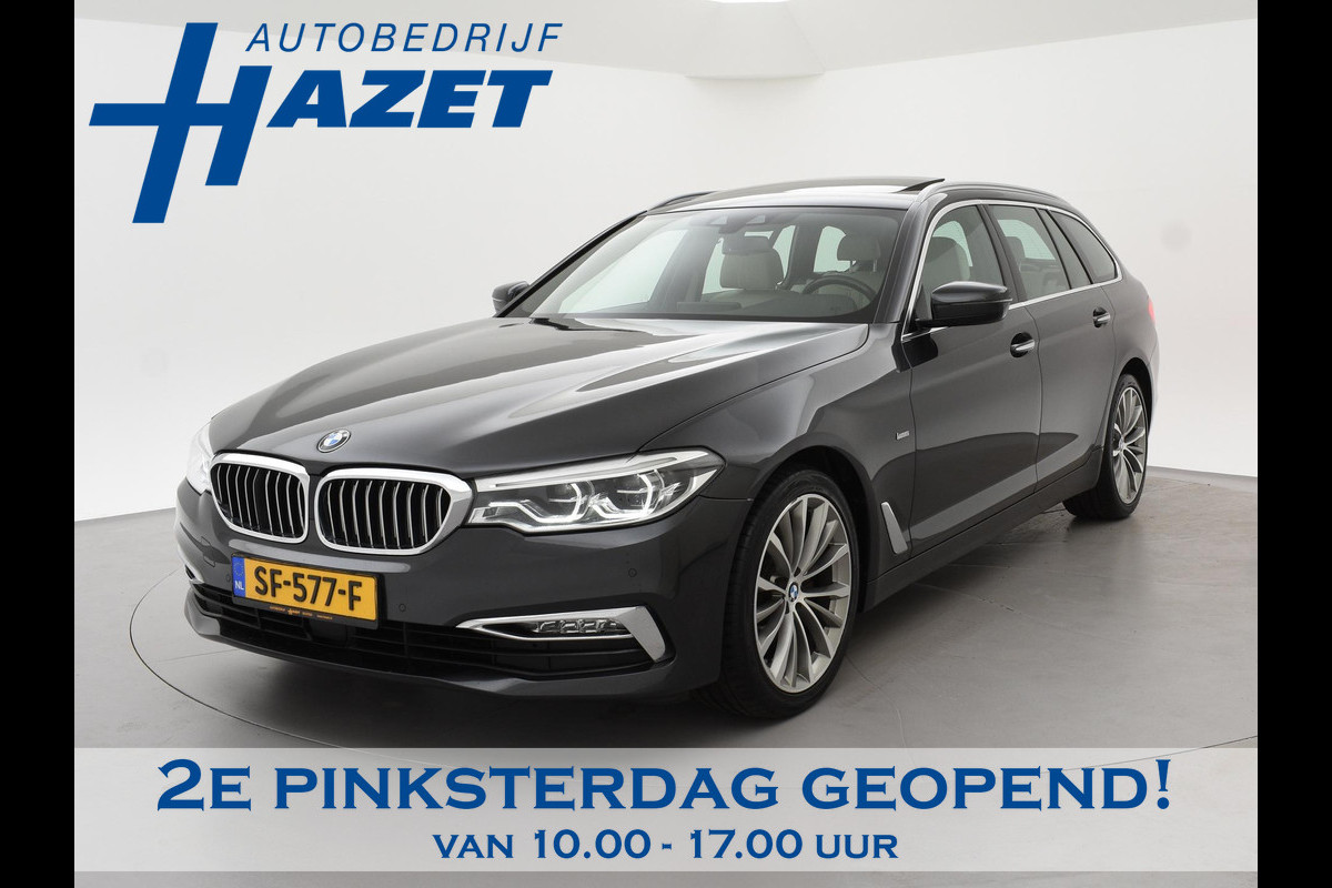 BMW 5 Serie Touring 520i H.E. 184 PK AUT. LUXURY LINE + COMFORTZETELS | AFN. TREKHAAK | PANORAMA | LIVE COCKPIT | ADAPTIVE CRUISE