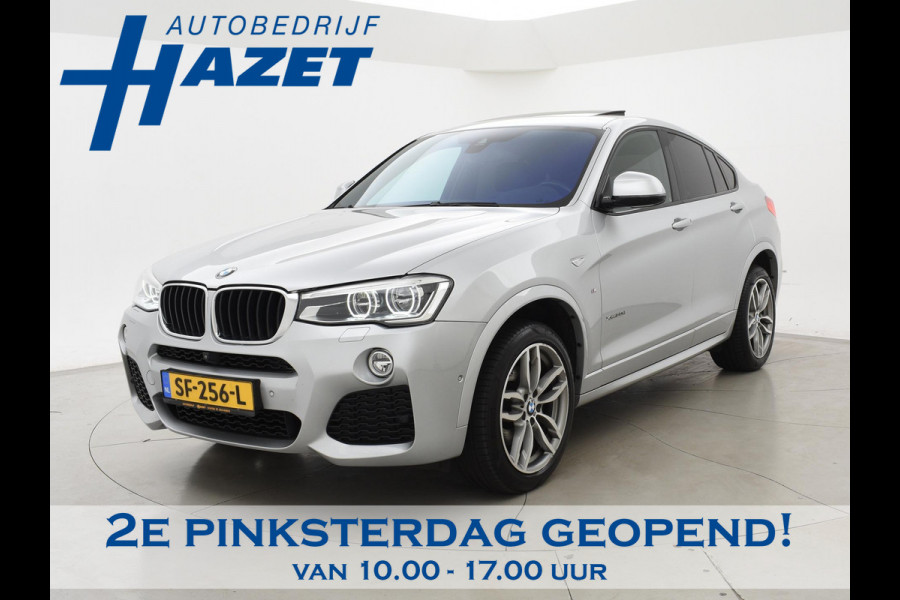 BMW X4 xDrive20d 190 PK M-SPORT + SCHUIFDAK | HEAD-UP | 360 CAMERA | APPLE CARPLAY | LEDER