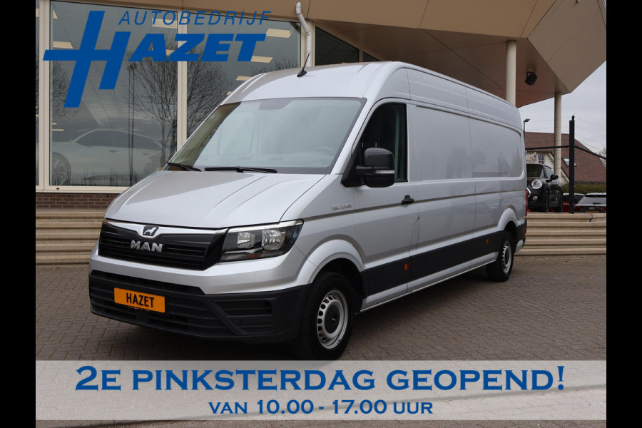 MAN TGE 35 3.140 AUT. L4H3 ZILVERGRIJS + CAMERA | APPLE CARPLAY | ANDROID AUTO | DAB | NAVIGATIE