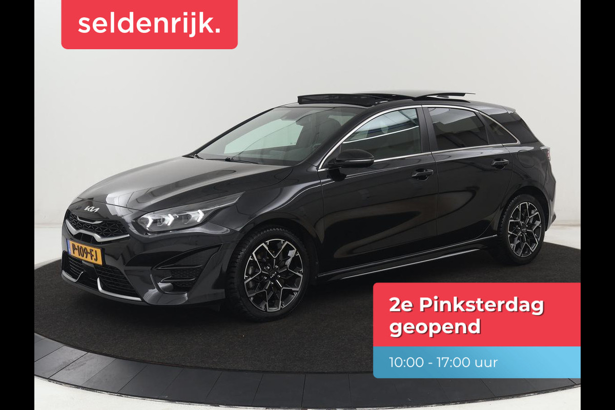 Kia Ceed 1.0 T-GDi GT-Line | Panoramadak | Leder/Alcantara | Stoelverwarming | Carplay | Keyless | Stuurverwarming | Digital Cockpit | Sportstoelen | Navigatie | Full LED | Camera | Dodehoek detectie