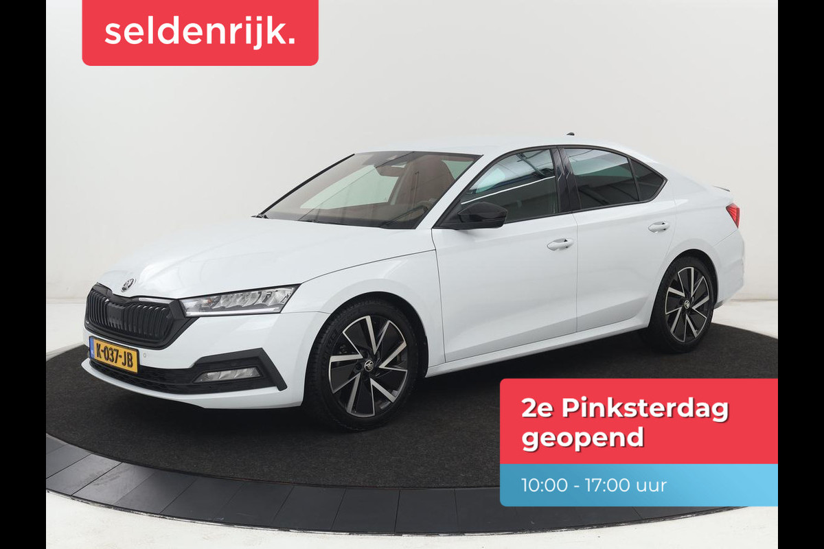 Škoda Octavia 1.0 e-TSI Sport | Adaptive cruise | Carplay | Side Assist | Sportstoelen | Stuurverwarming | Trekhaak | Navigatie | Parkeerhulp | Full LED | 18'' | Digital Cockpit | Climate control | Bluetooth