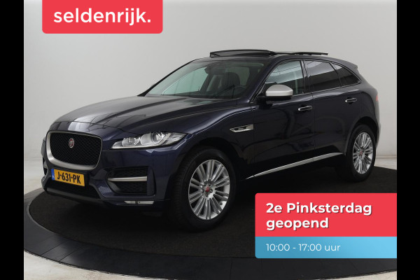 Jaguar F-Pace 2.0 R-Sport AWD 25t | Panoramadak | Leder | Stoelverwarming | Bi-Xenon | Camera | Navigatie | 20'' | Meridian Surround | Bluetooth | Cruise control | Parkeerhulp | Climate control