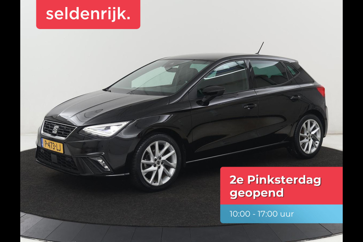 Seat Ibiza 1.0 EcoTSI FR Intense | Stoelverwarming | Adaptive cruise | Leder/Alcantara | Camera | Carplay | Virtual Cockpit | Full LED | Navigatie | Climate control | Parkeerhulp | Bluetooth