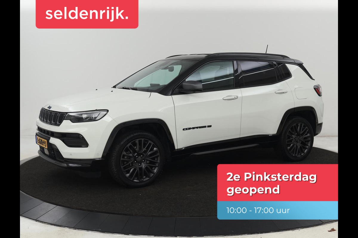 Jeep Compass 4xe 240 Plug-in Hybrid 80th Anniversary | SOH 80,5% | 360 Camera | Adaptive cruise | Full LED | Carplay | Keyless | Half leder | Navigatie | Park Assist | Climate control | PHEV