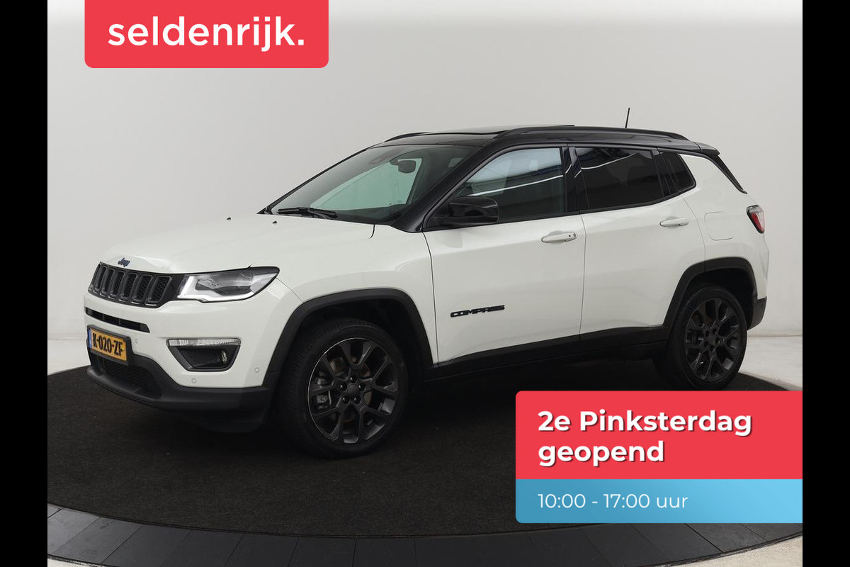Jeep Compass 4xe 240 Plug-in Hybrid Electric S | Panoramadak | Leder | Stoelverwarming | Carplay | Camera | Navigatie | Keyless | Stuurverwarming | PHEV | Plug In