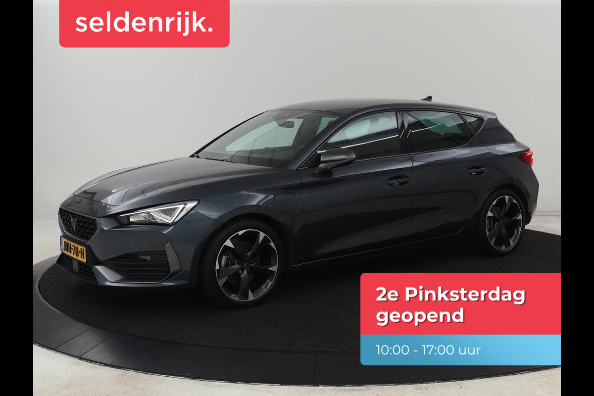 CUPRA Leon 1.4 eHybrid | Stoelverwarming | Adaptive cruise | Navigatie | Carplay | Sportstoelen | Stuurverwarming | Parkeerhulp | Full LED | Keyless | Half leder | PHEV | Plug In