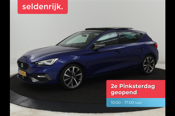 Seat Leon 1.0 TSI FR Launch Edition | Panoramadak | Trekhaak | Stoelverwarming | Camera | Carplay | Navigatie | Sfeerverlichting | Adaptive cruise | Keyless | Full LED | Dodehoek detectie
