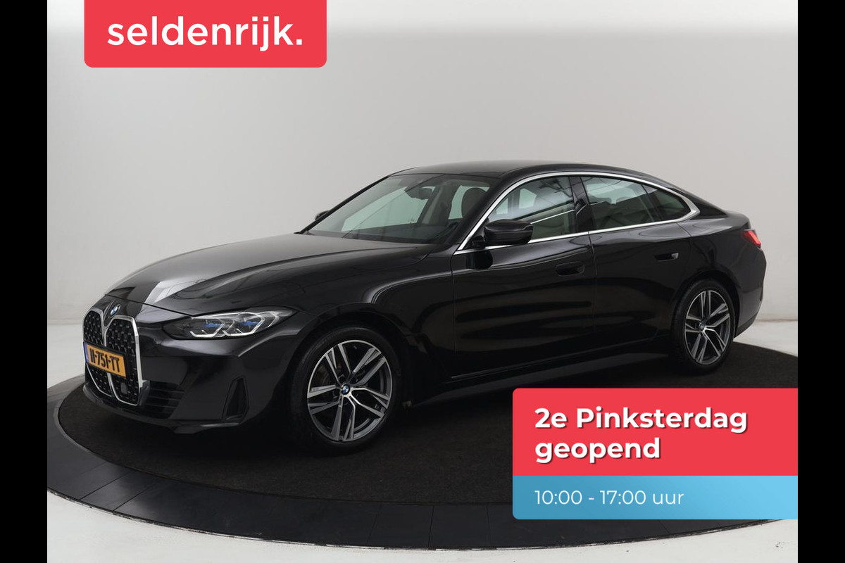 BMW 4 Serie Gran Coupé 420i Edition Plus | Leder | Stoelverwarming | Trekhaak | Memory | Carplay | Camera | Achterbankverwarming | Keyless | Sportstoelen | Full LED | Live Cockpit | Park Assist | DAB |