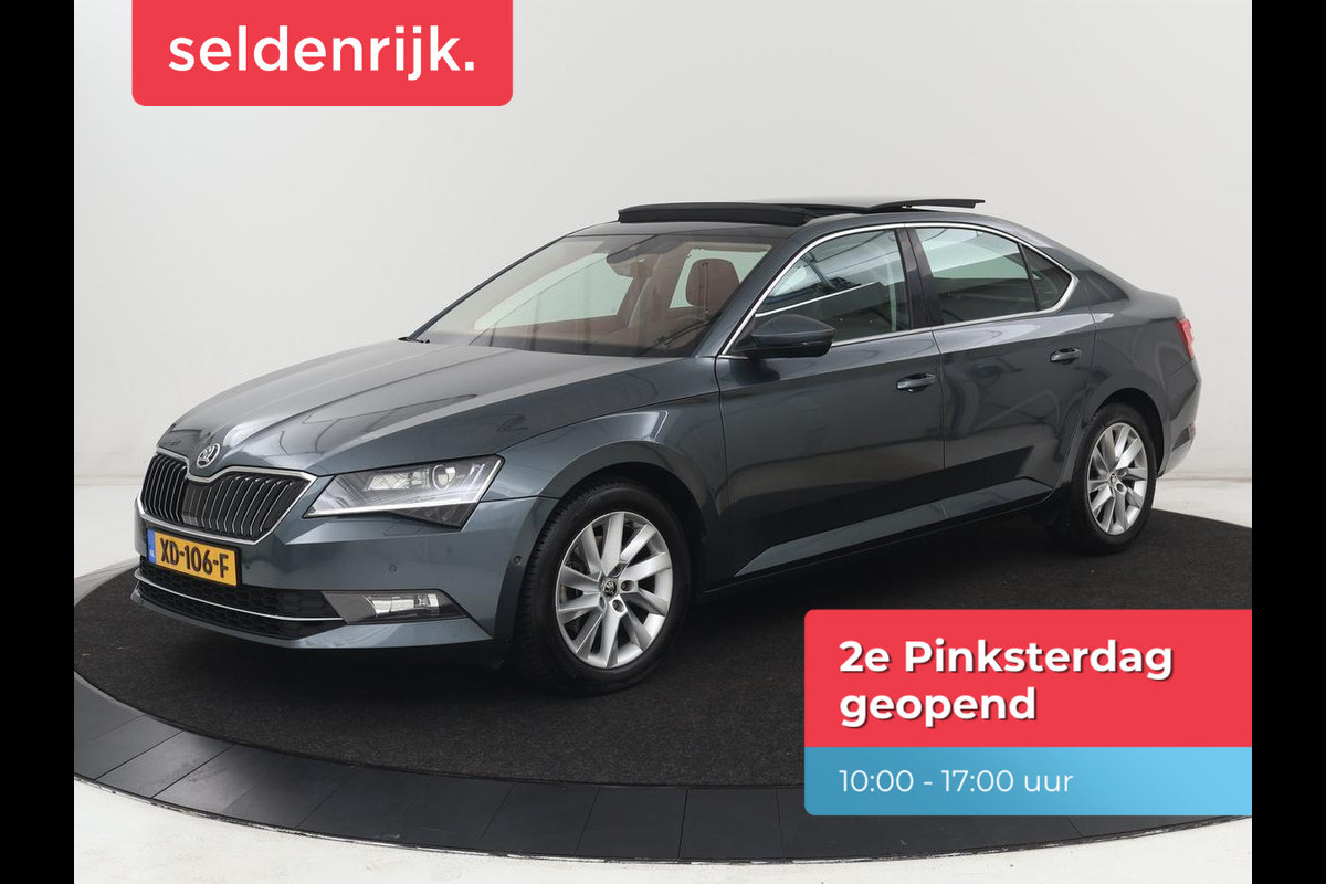 Škoda Superb 1.5 TSI Style | Panoramadak | Leder | Stoelverwarming | Carplay | Bi-Xenon | Navigatie | Canton Sound | Side Assist | Park Assist | Memory | Cruise control | Climate control