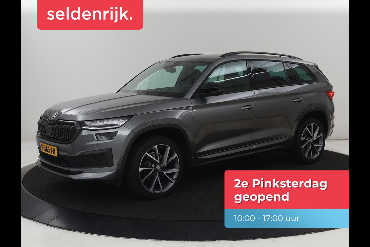 Škoda Kodiaq 1.5 TSI Sportline Business 7 Persoons | Stoelverwarming | Adaptive cruise | Alcantara | Matrix LED | Carplay | Keyless | Camera | Virtual Cockpit | Side Assist | Sfeerverlichting | Navigatie