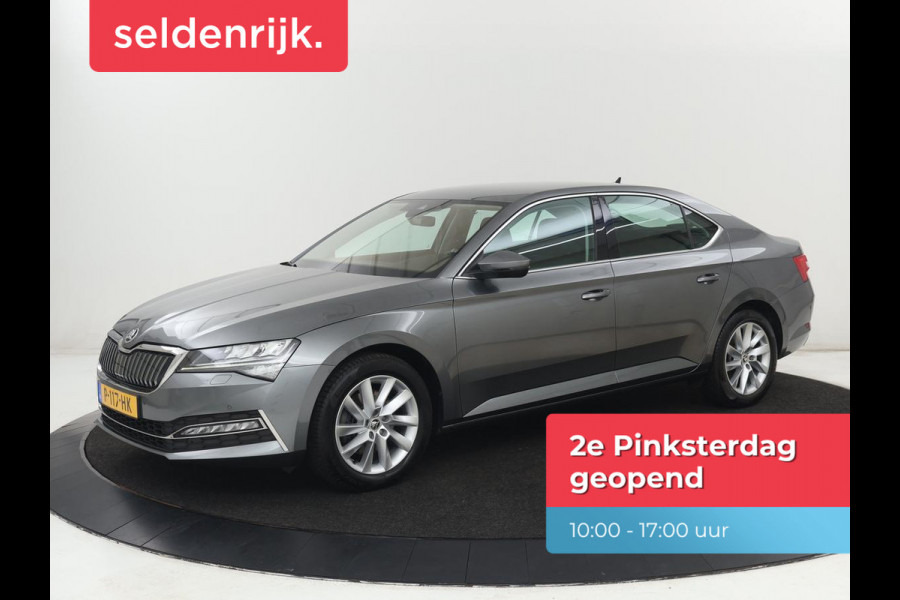 Škoda Superb 1.4 TSI iV Business Edition Plus | SOH 90,1% | Trekhaak | Stoelverwarming | Adaptive cruise | Carplay | Camera | Achterbankverwarming | Navigatie | Keyless | Side Assist | Full LED | PHEV | Plug In
