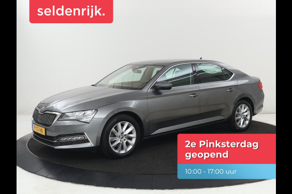 Škoda Superb 1.4 TSI iV Business Edition Plus | SOH 90,1% | Trekhaak | Stoelverwarming | Adaptive cruise | Carplay | Camera | Achterbankverwarming | Navigatie | Keyless | Side Assist | Full LED | PHEV | Plug In