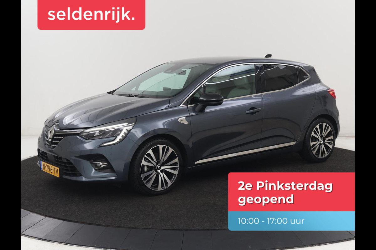Renault Clio 1.6 E-Tech Hybrid 140 Initiale Paris | Leder | Stoelverwarming | Carplay | Keyless | Park Assist | Full LED | Navigatie | Climate control | Stuurverwarming | DAB | Bluetooth