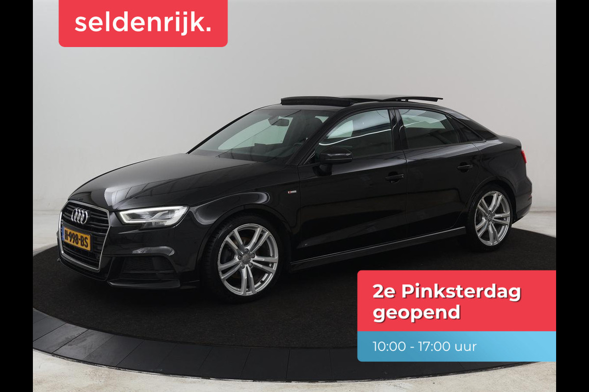 Audi A3 35 TFSI Advance Sport | Panoramadak | S-Line | Stoelverwarming | Half leder | Carplay | Virtual Cockpit | Navigatie | Cruise control | Full LED | DAB | Sportstoelen | Parkeerhulp