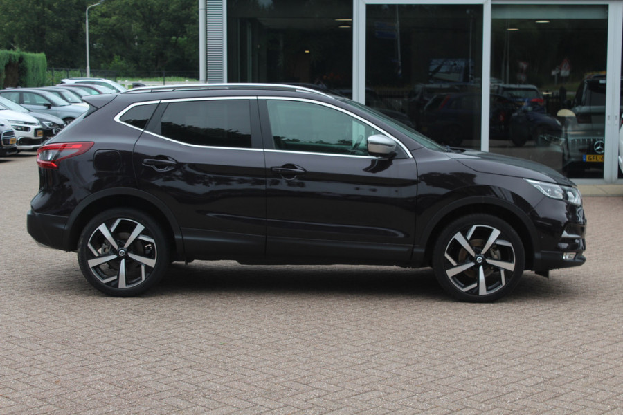 Nissan QASHQAI 1.3 DIG-T Tekna 160pk / Trekhaak / Panoramadak / 360Camera / 19'' / Navigatie / Keyless / Stoelverwarming / DAB / Cruise Control