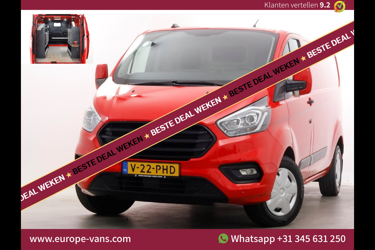 Ford Transit Custom 340 2.0 TDCI 130pk L2H1 Airco/Inrichting/Achterklep/Camera 01-2021