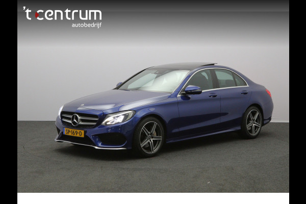 Mercedes-Benz C-Klasse 180 AMG-Line Sport Edition, Schuif-Kanteldak, Trekhaak, 360 Camera