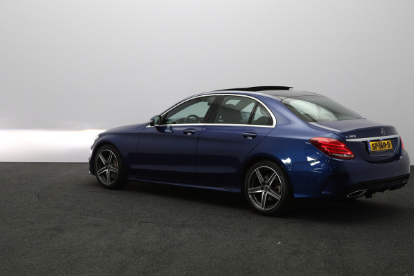 Mercedes-Benz C-Klasse 180 AMG-Line Sport Edition, Schuif-Kanteldak, Trekhaak, 360 Camera