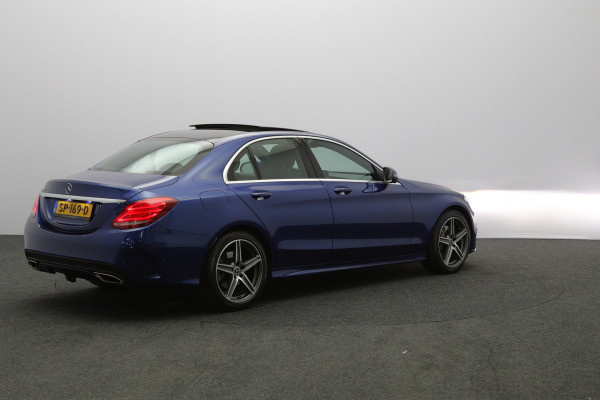Mercedes-Benz C-Klasse 180 AMG-Line Sport Edition, Schuif-Kanteldak, Trekhaak, 360 Camera