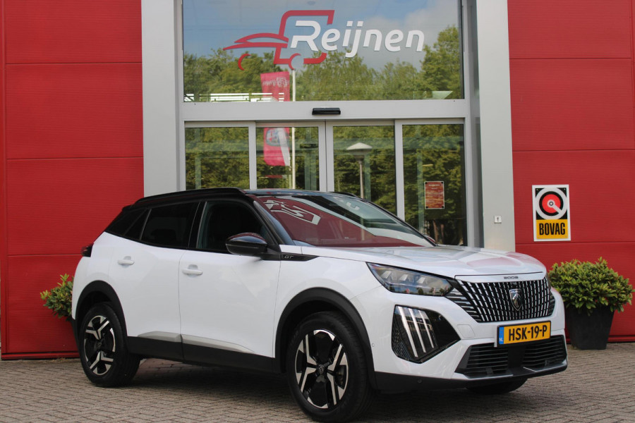 Peugeot 2008 1.2 Hybrid 145 GT PACK | ELEKTRISCH BEDIENBARE BESTUURDERSSTOEL | NAVIGATIE | FULL LED KOPLAMPEN | DRAADLOZE APPLE CARPLAY/ANDROID AUTO | ADAPTIVE CRUISE CONTROL | CAMERA VOOR + ACHTER | CLIMATE CONTROL | LICHTMETALEN VELGEN 17" | KEYLESS ENTRY/START | DAB+ RADIO | ALCANTARA/LEDEREN BEKLEDING  | DODEHOEK DETECTIE | PARKEERSENSOREN VOOR + ACHTER | STOEL VERWARMING | DRAADLOZE TELEFOONLADER |