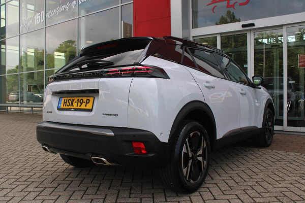 Peugeot 2008 1.2 Hybrid 145 GT PACK | ELEKTRISCH BEDIENBARE BESTUURDERSSTOEL | NAVIGATIE | FULL LED KOPLAMPEN | DRAADLOZE APPLE CARPLAY/ANDROID AUTO | ADAPTIVE CRUISE CONTROL | CAMERA VOOR + ACHTER | CLIMATE CONTROL | LICHTMETALEN VELGEN 17" | KEYLESS ENTRY/START | DAB+ RADIO | ALCANTARA/LEDEREN BEKLEDING  | DODEHOEK DETECTIE | PARKEERSENSOREN VOOR + ACHTER | STOEL VERWARMING | DRAADLOZE TELEFOONLADER |