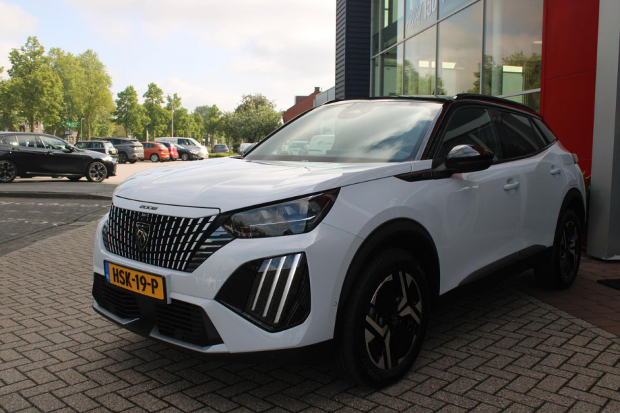 Peugeot 2008 1.2 Hybrid 145 GT PACK | ELEKTRISCH BEDIENBARE BESTUURDERSSTOEL | NAVIGATIE | FULL LED KOPLAMPEN | DRAADLOZE APPLE CARPLAY/ANDROID AUTO | ADAPTIVE CRUISE CONTROL | CAMERA VOOR + ACHTER | CLIMATE CONTROL | LICHTMETALEN VELGEN 17" | KEYLESS ENTRY/START | DAB+ RADIO | ALCANTARA/LEDEREN BEKLEDING  | DODEHOEK DETECTIE | PARKEERSENSOREN VOOR + ACHTER | STOEL VERWARMING | DRAADLOZE TELEFOONLADER |