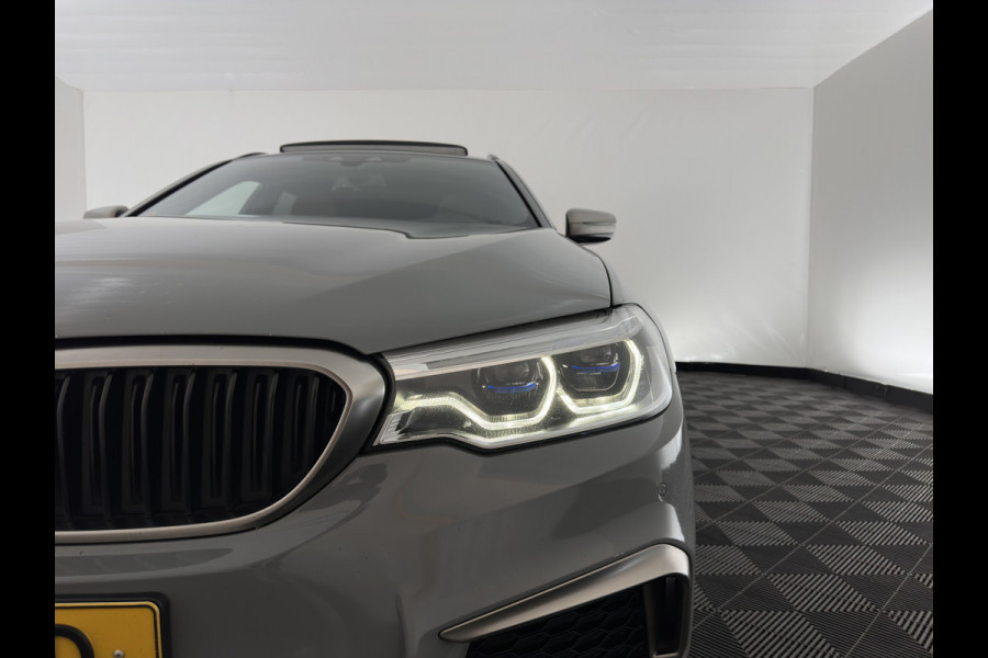 BMW 5 Serie Touring M550d xDrive High Executive M-Sportpack Aut. *PANO | LEATHER | LASER-LED | BLINDSPOT | MEMORY-PACK | HARMAN/KARDON |  DIGI-COCKPIT | AMBIENTLIGHT | SHIFTPADDLES | HEAD-UP | ADAPTIVE-CRUISE | TOWBAR | 19''ALU*