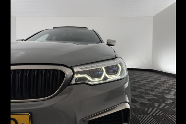 BMW 5 Serie Touring M550d xDrive High Executive M-Sportpack Aut. *PANO | LEATHER | LASER-LED | BLINDSPOT | MEMORY-PACK | HARMAN/KARDON |  DIGI-COCKPIT | AMBIENTLIGHT | SHIFTPADDLES | HEAD-UP | ADAPTIVE-CRUISE | TOWBAR | 19''ALU*