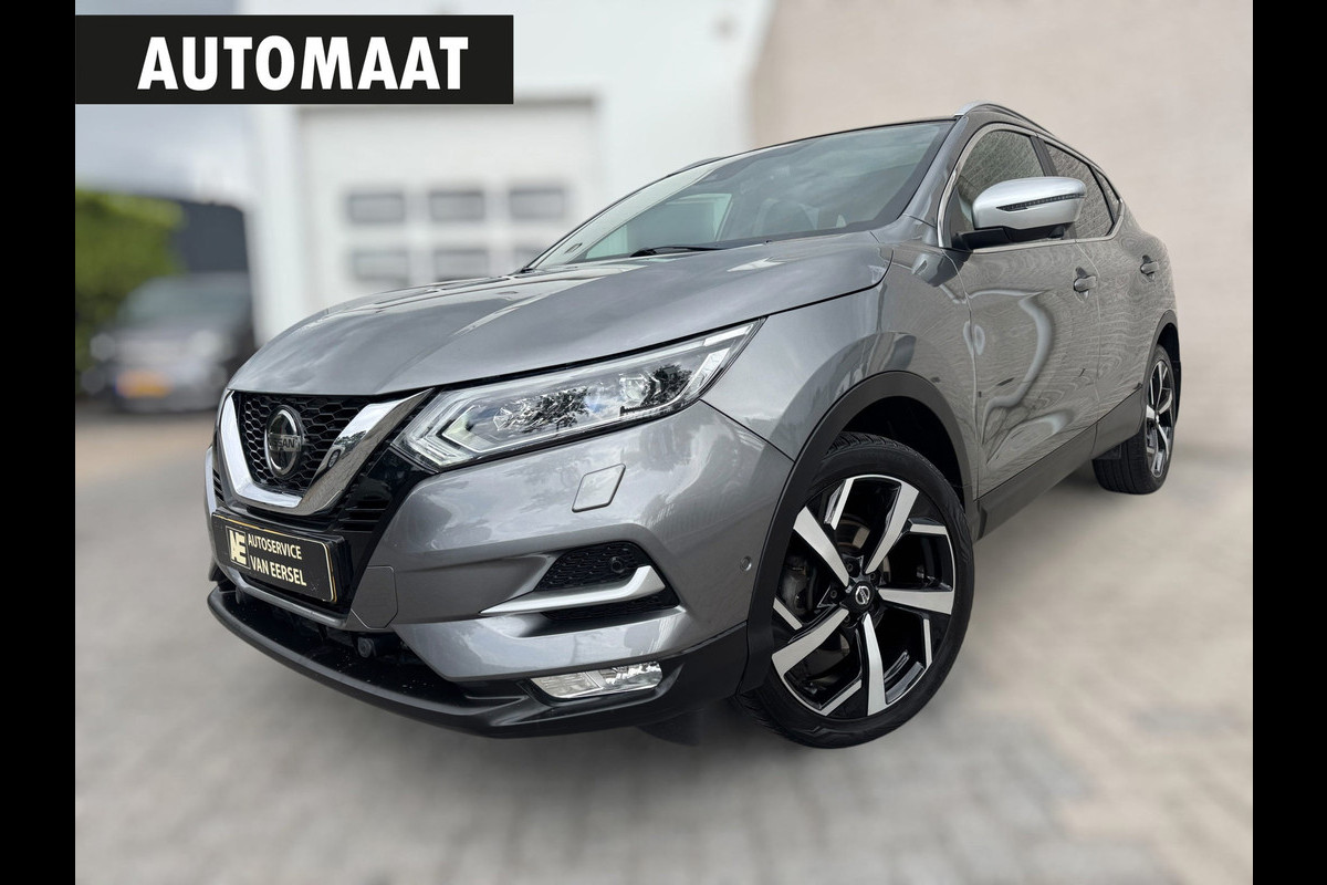 Nissan QASHQAI 1.2 Tekna+ 360 CAMERA / STOELVERW. / PANO / NAVI / PDC / TREKHAAK / LEDER / CRUISE / ECC / ELEKTR INKL SPIEG