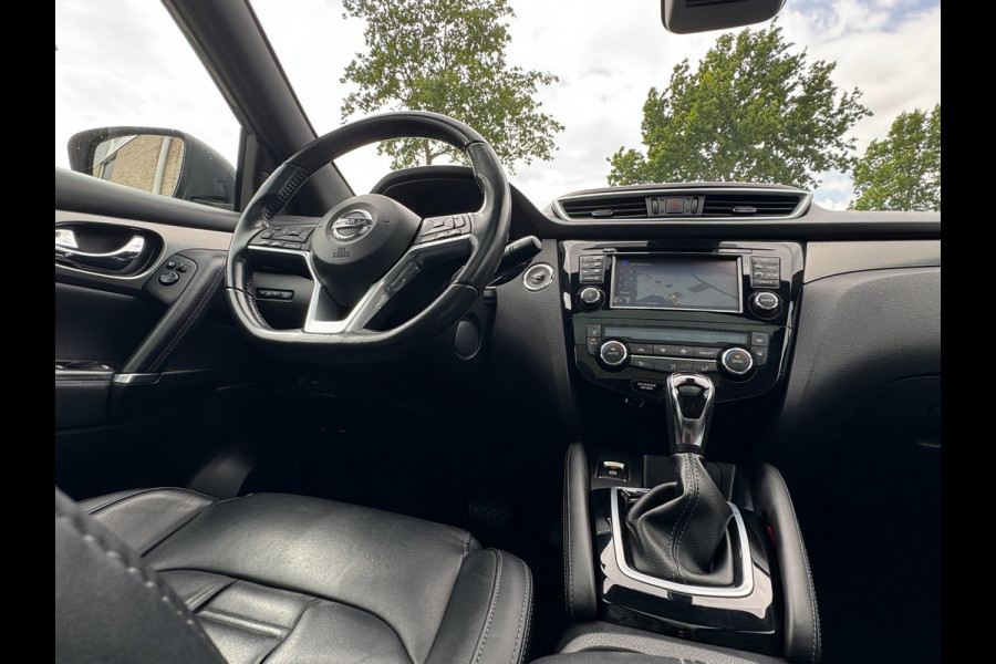 Nissan QASHQAI 1.2 Tekna+ 360 CAMERA / STOELVERW. / PANO / NAVI / PDC / TREKHAAK / LEDER / CRUISE / ECC / ELEKTR INKL SPIEG