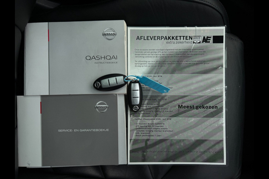 Nissan QASHQAI 1.2 Tekna+ 360 CAMERA / STOELVERW. / PANO / NAVI / PDC / TREKHAAK / LEDER / CRUISE / ECC / ELEKTR INKL SPIEG