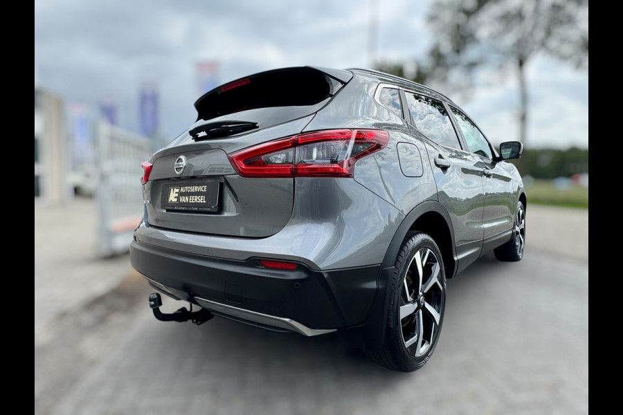 Nissan QASHQAI 1.2 Tekna+ 360 CAMERA / STOELVERW. / PANO / NAVI / PDC / TREKHAAK / LEDER / CRUISE / ECC / ELEKTR INKL SPIEG