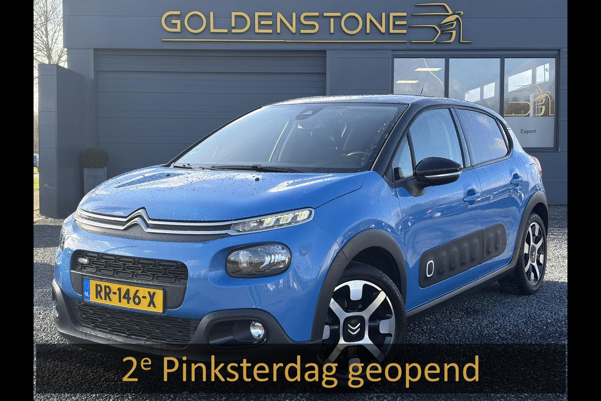 Citroën C3 1.2 PureTech S&S Shine 1e Eigenaar,110pk,Navi,Camera,Trekhaak,Clima,Cruise,Rijstrooksensor,Lm velgen,N.A.P,Apk tot 01-2027