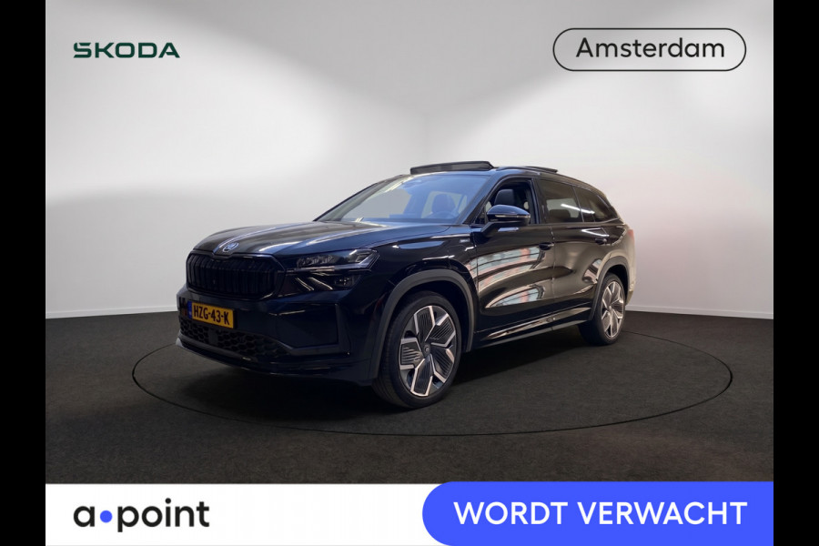 Škoda Kodiaq 1.5 TSI PHEV Sportline Business 204 pk Automaat | Verlengde garantie | Navigatie | Panoramadak | Trekhaak (wegklapbaar) | Parkeersensoren | Achteruitrijcamera | Stoelverwarming v/a |