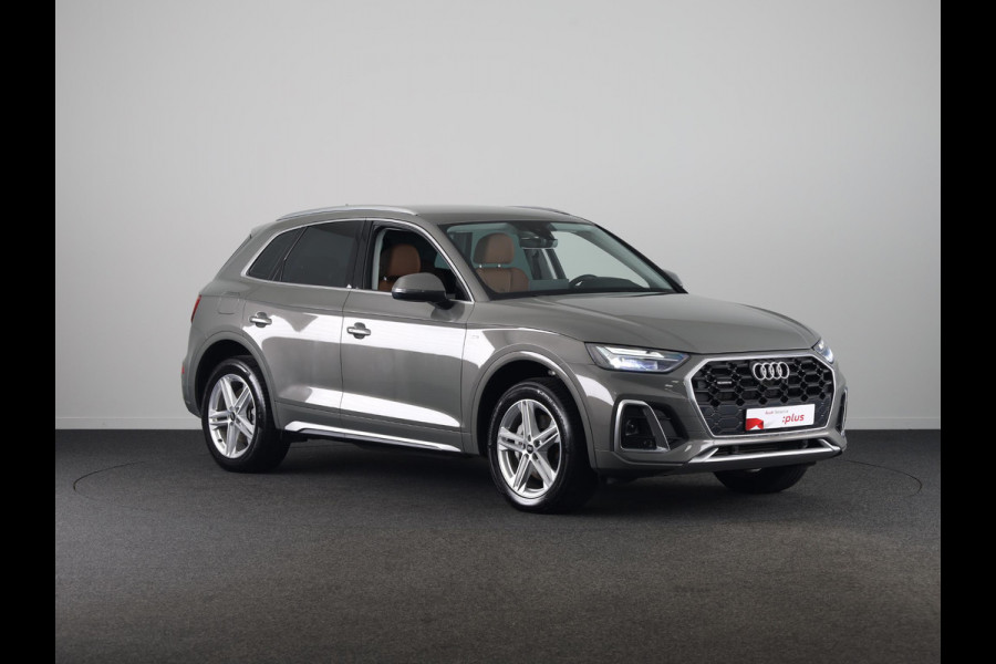 Audi Q5 50 TFSI e S edition 299 pk S-tronic | SOH 100% | Navigatie | Parkeersensoren | Achteruitrijcamera | Autom. airco (3 zones) | S-line