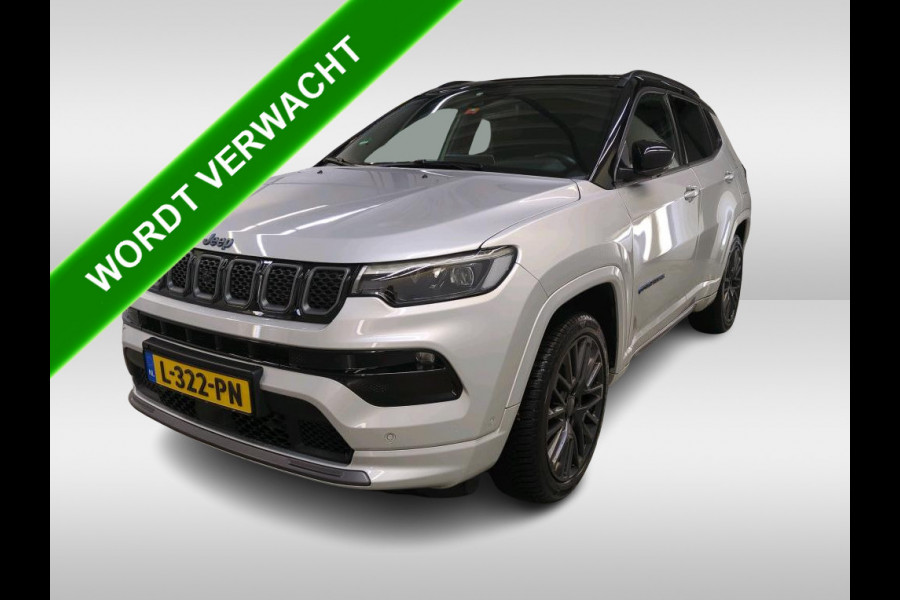 Jeep Compass 4xe 240PK Plug-in Hybrid Electric S / Pdc+Camera / Two- Tone / Leder / Stoel-Stuurverwarming / Navigatie