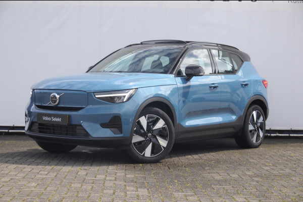 Volvo EX40 Single Ext. Range Ultra 82 kWh / Panorama schuif-kanteldak / 360 Camera / Harman Kardon / Trekhaak / Stuur- en stoelverwarming / Adaptive Cruise / Elektrische best.stoel met geheugen
