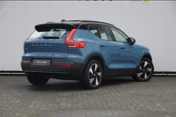 Volvo EX40 Single Ext. Range Ultra 82 kWh / Panorama schuif-kanteldak / 360 Camera / Harman Kardon / Trekhaak / Stuur- en stoelverwarming / Adaptive Cruise / Elektrische best.stoel met geheugen