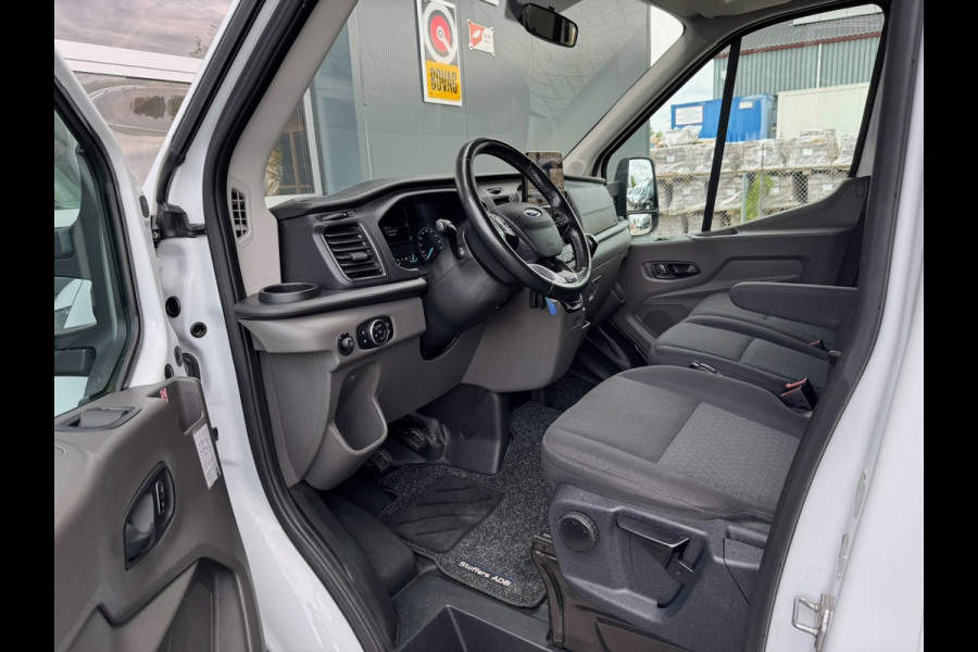 Ford Transit 350 2.0 TDCI L2H1 DC 4WD | Huif | CarPlay | Navi | Cruise | 7-persoons | Standkachel | Airco | Trekhaak | AWD 4x4