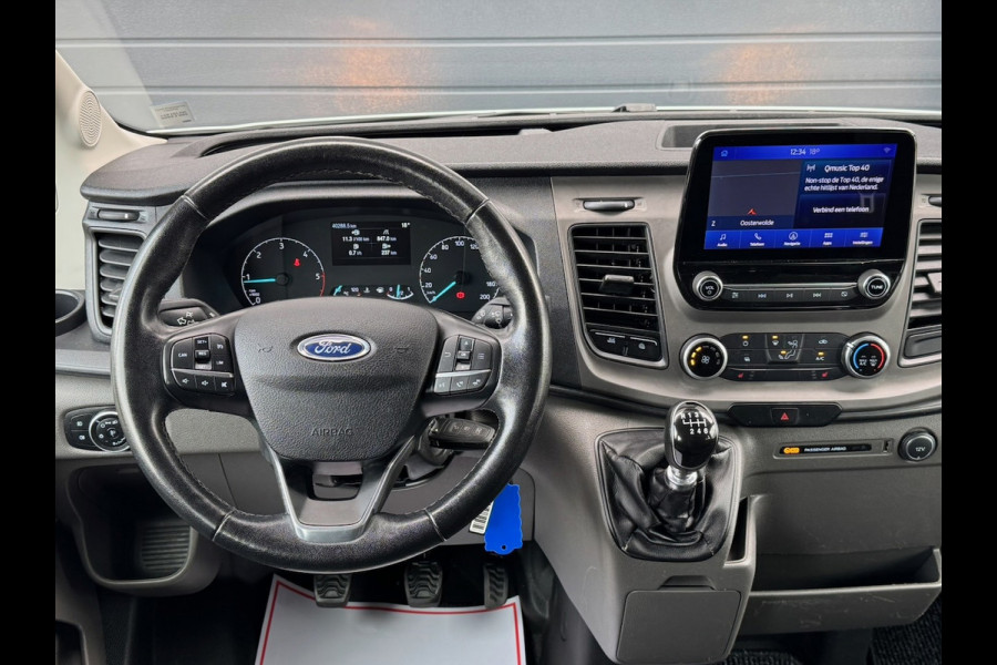 Ford Transit 350 2.0 TDCI L2H1 DC 4WD | Huif | CarPlay | Navi | Cruise | 7-persoons | Standkachel | Airco | Trekhaak | AWD 4x4
