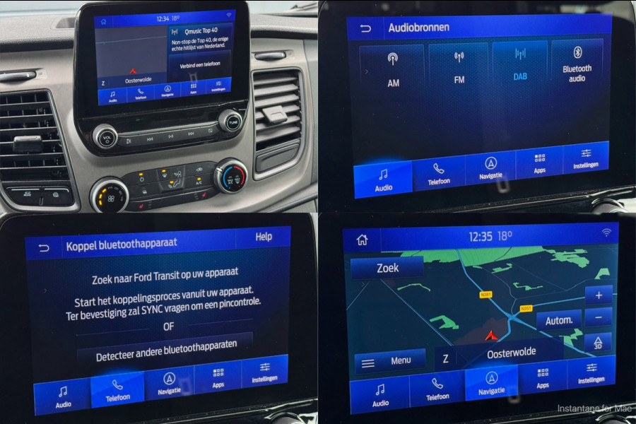 Ford Transit 350 2.0 TDCI L2H1 DC 4WD | Huif | CarPlay | Navi | Cruise | 7-persoons | Standkachel | Airco | Trekhaak | AWD 4x4