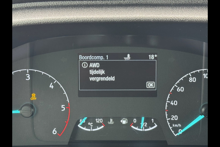 Ford Transit 350 2.0 TDCI L2H1 DC 4WD | Huif | CarPlay | Navi | Cruise | 7-persoons | Standkachel | Airco | Trekhaak | AWD 4x4
