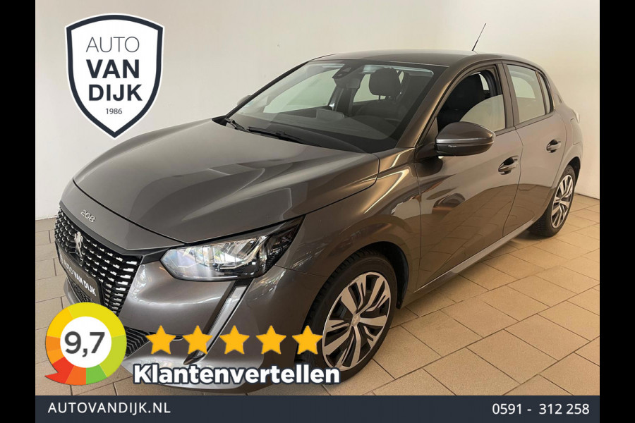 Peugeot 208 1.2 PureTech Blue Lease Active AIRCO NAVI CRUISE ELEK RAMEN CENT VERG METALLIC LAK ZEER NETTE AUTO